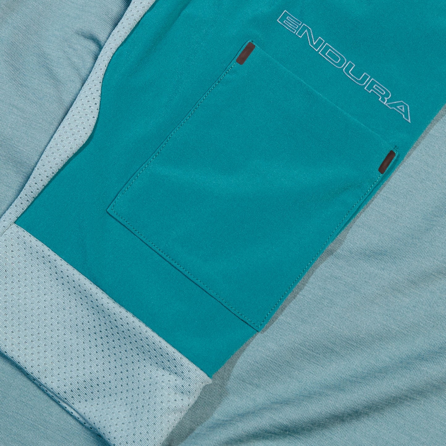 Maillot ENDURA GV500 Femme Manches Courtes Bleu