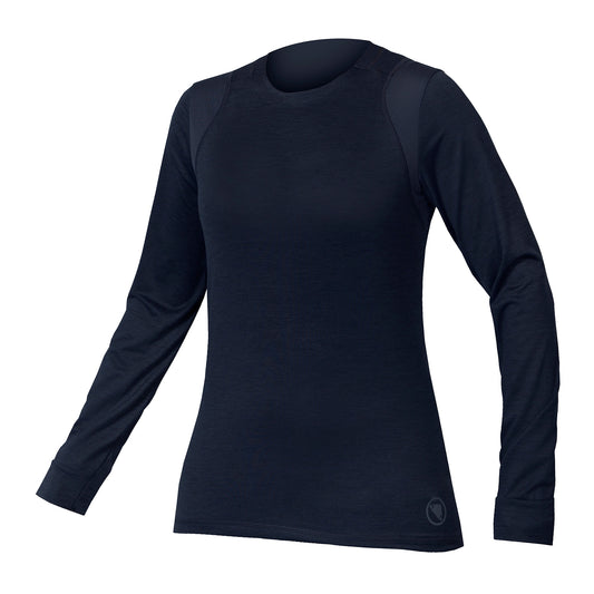 Maillot ENDURA SINGLETRACK Manches Longues Femme Marine