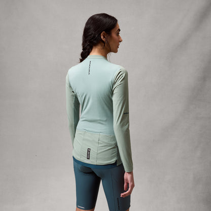 Trikot ENDURA ALLTRACK RIDE Damen Langarm Sage Green