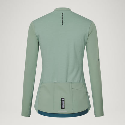Trikot ENDURA ALLTRACK RIDE Damen Langarm Sage Green