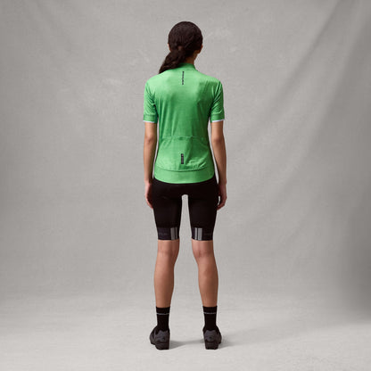 Trikot ENDURA FS260 PRINT Damen Kurzarm Grün