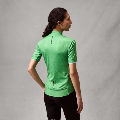 Trikot ENDURA FS260 PRINT Damen Kurzarm Grün