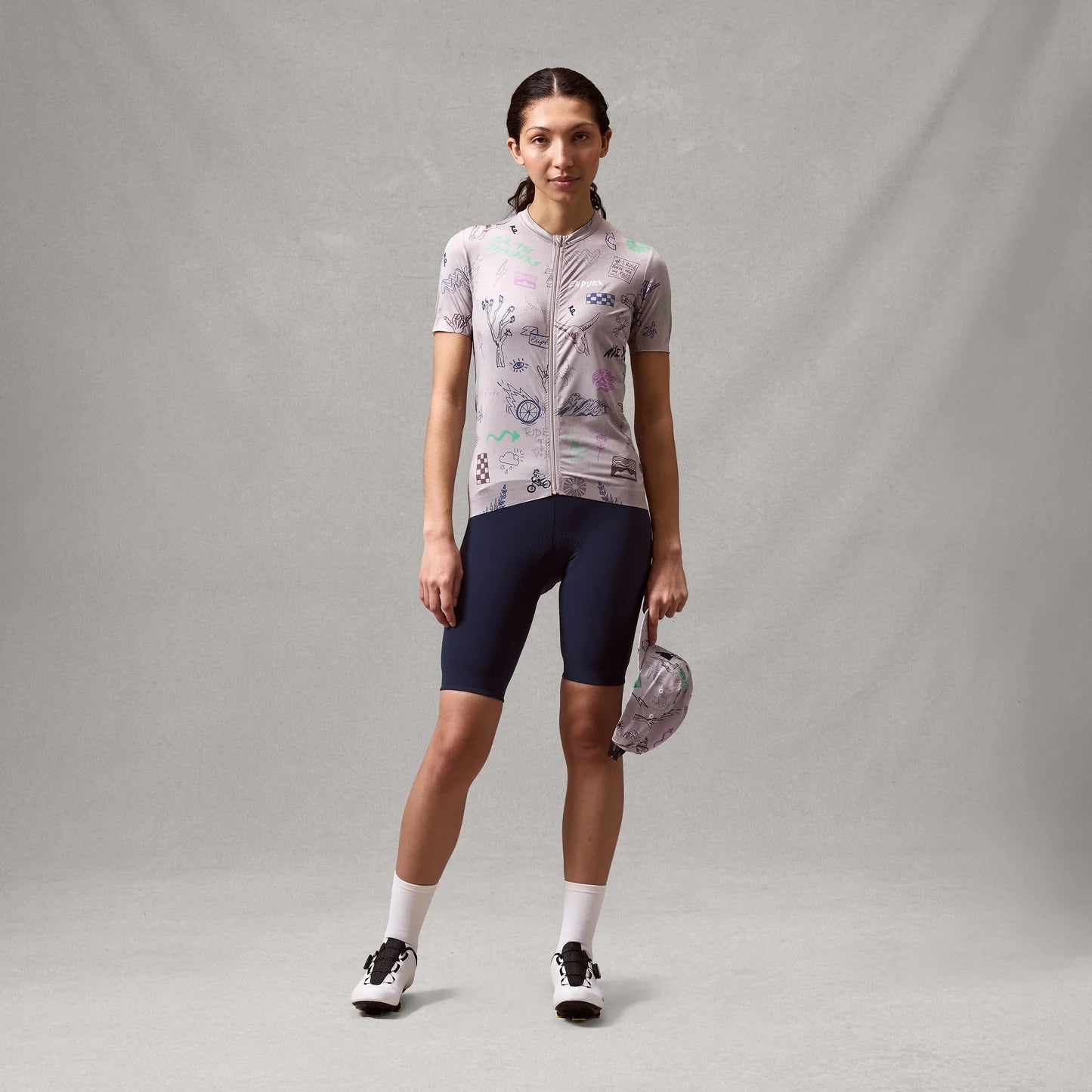Maillot ENDURA  PRO SL PRINT GTI Manches Courtes Femme Titanium
