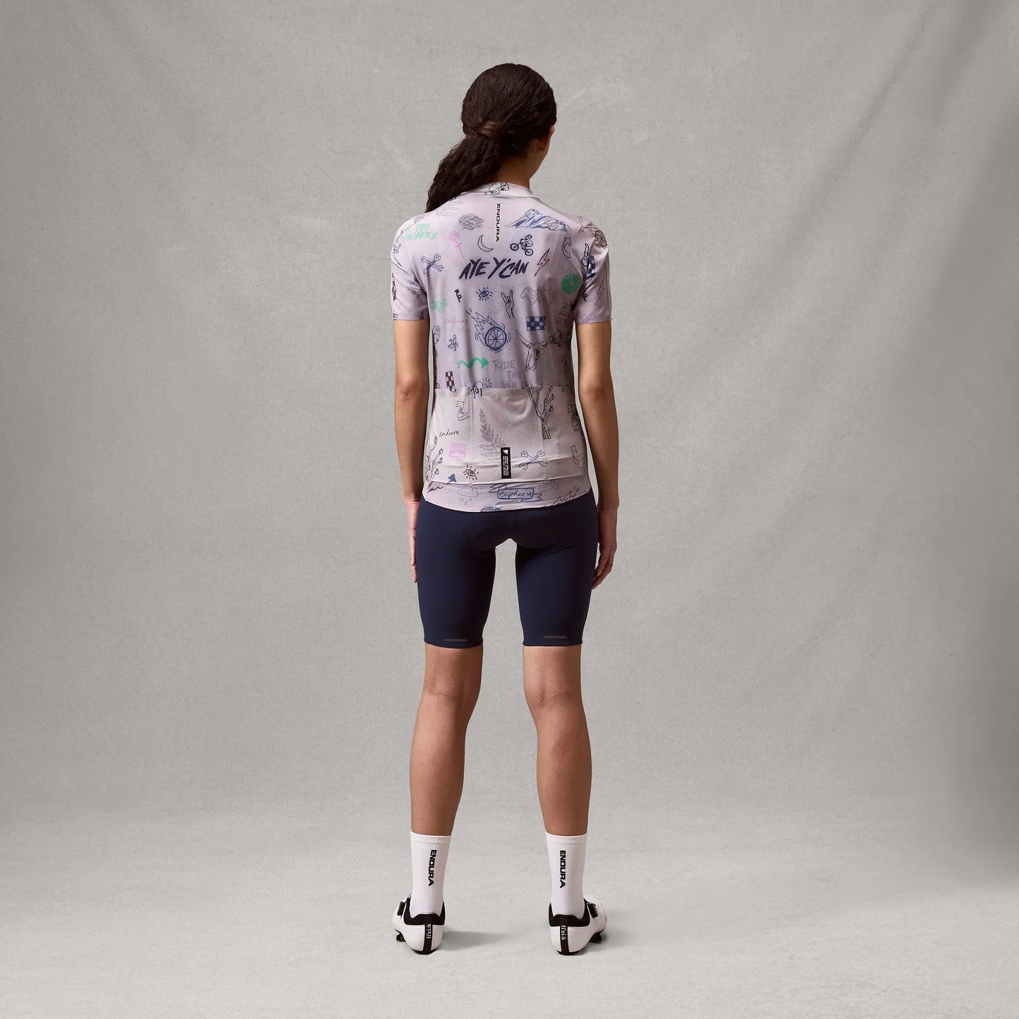 Maillot ENDURA  PRO SL PRINT GTI Manches Courtes Femme Titanium