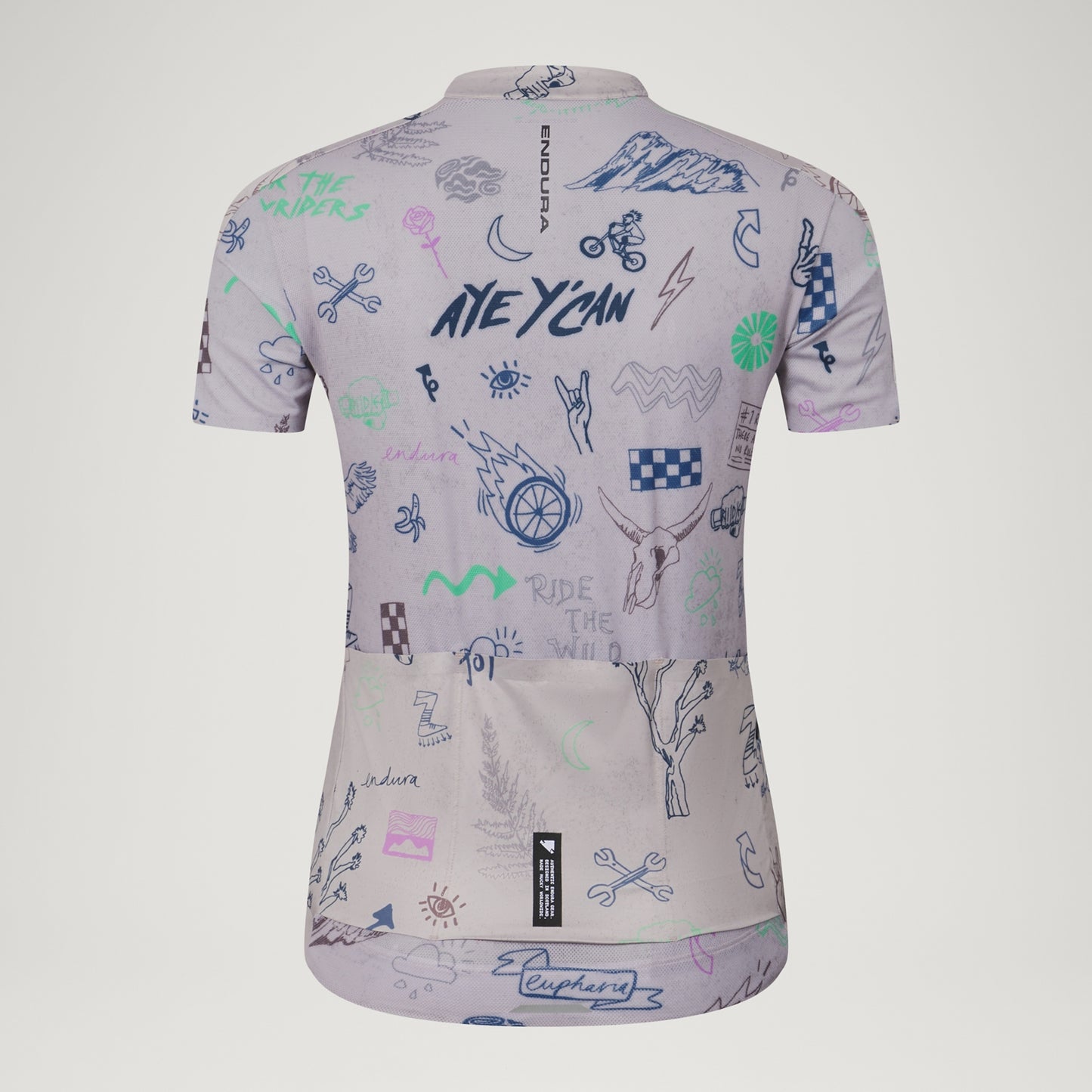 Maillot ENDURA  PRO SL PRINT GTI Manches Courtes Femme Titanium