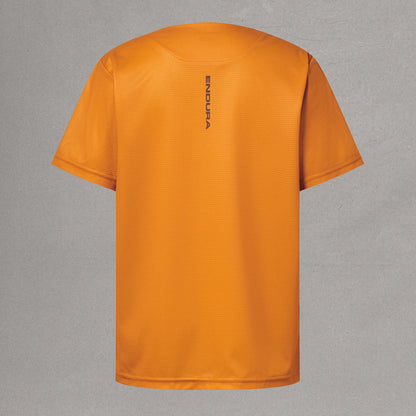Trikot ENDURA SINGLETRACK CORE Junior Kurzarm Orange