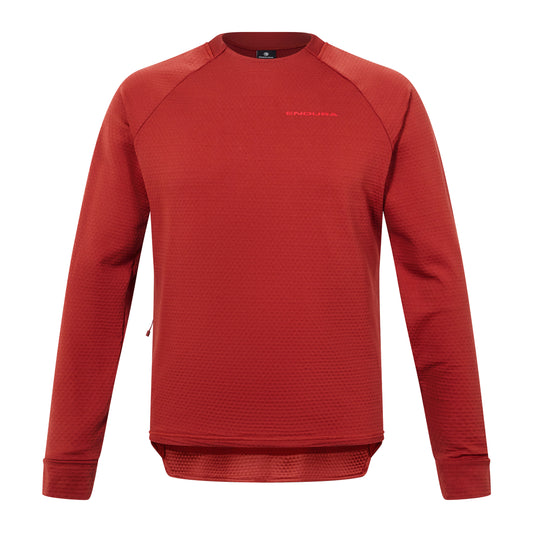 ENDURA SINGLETRACK FLEECE Trikot Langarm Ziegelstein