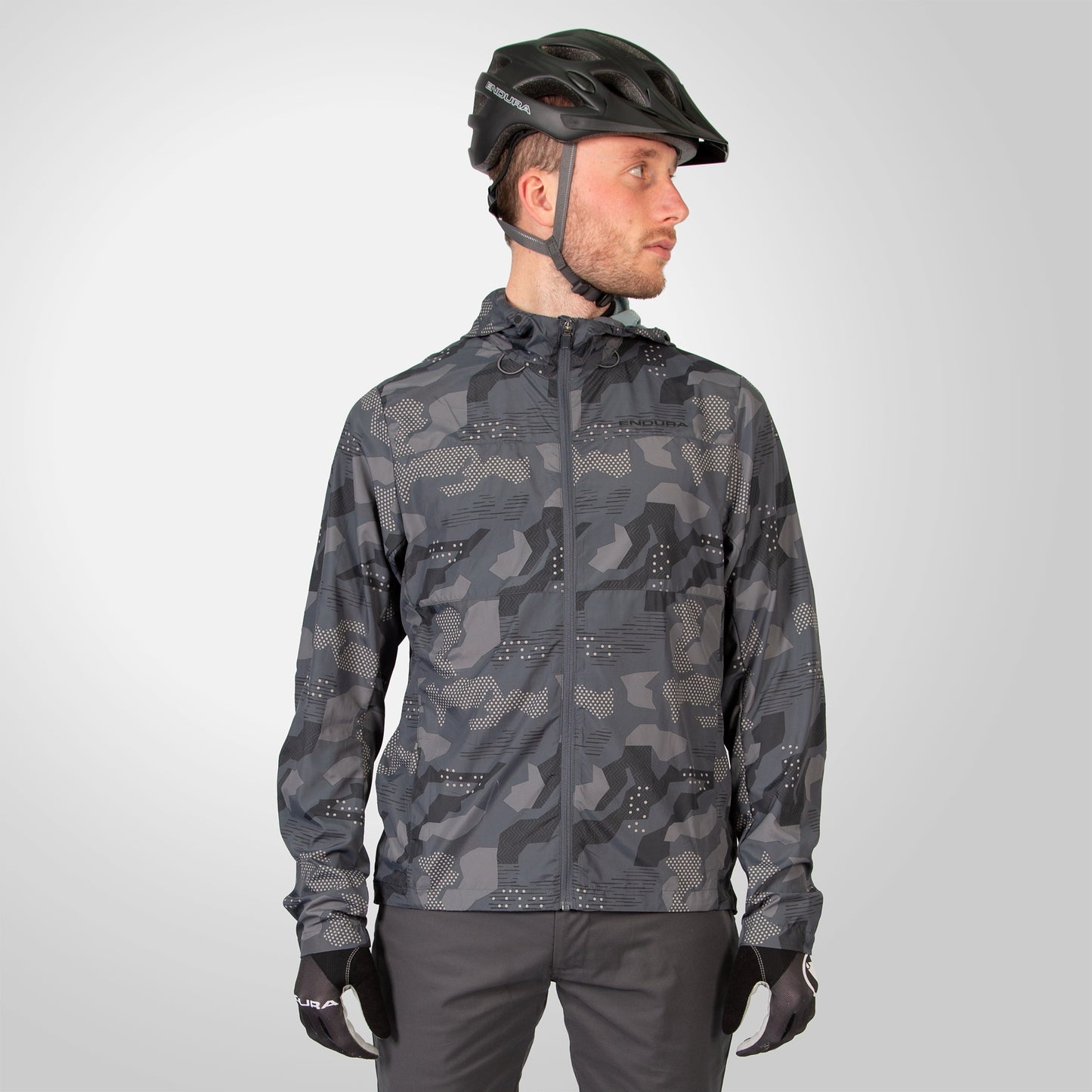 ENDURA HUMMVEE WINDSHELL Jacke Grau Camo