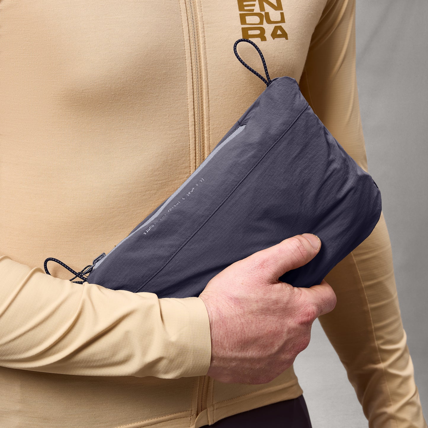 Veste ENDURA ALLTRACK RIDE PACKABLE Carbon Gris