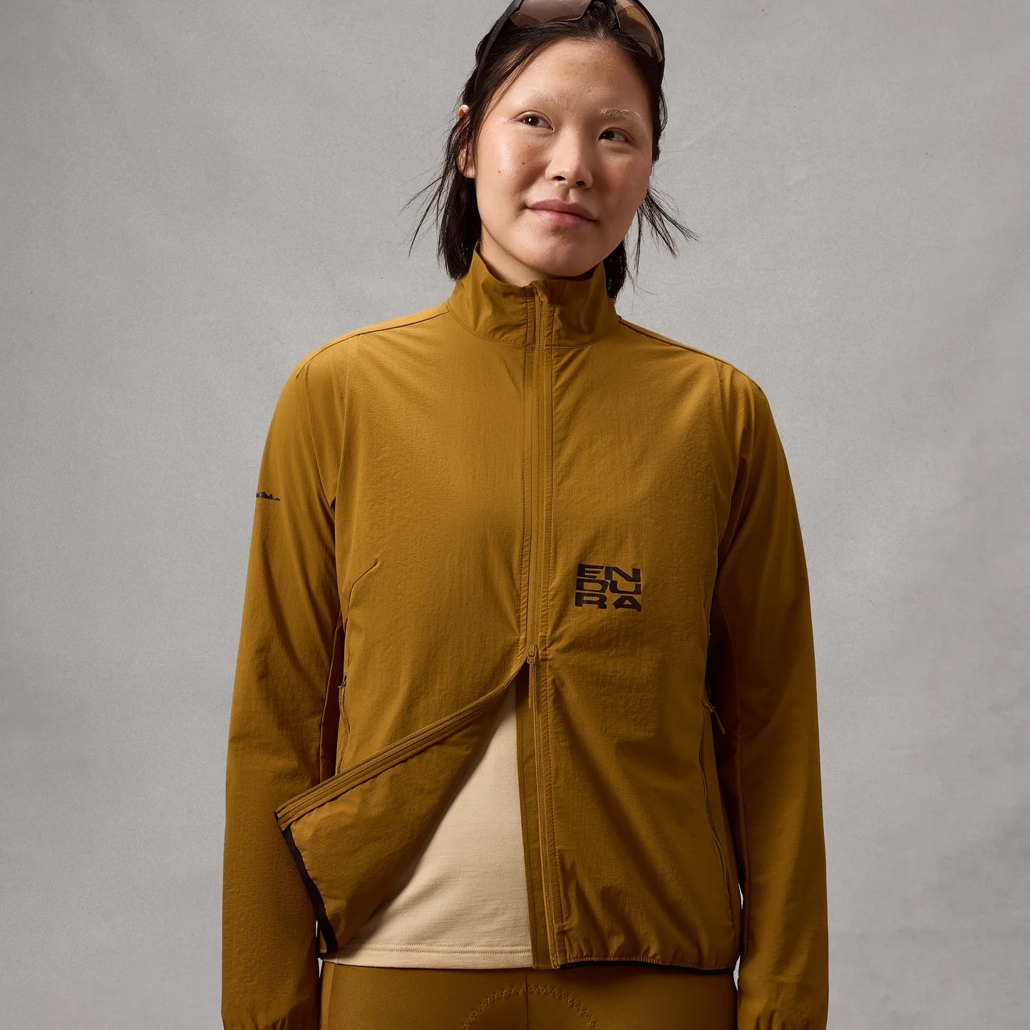 Veste ENDURA  ALLTRACK RIDE PACKABLE Femme Bronze
