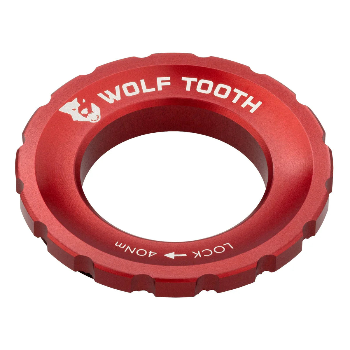 WOLF TOOTH Centerlock-Außenmutter, rot