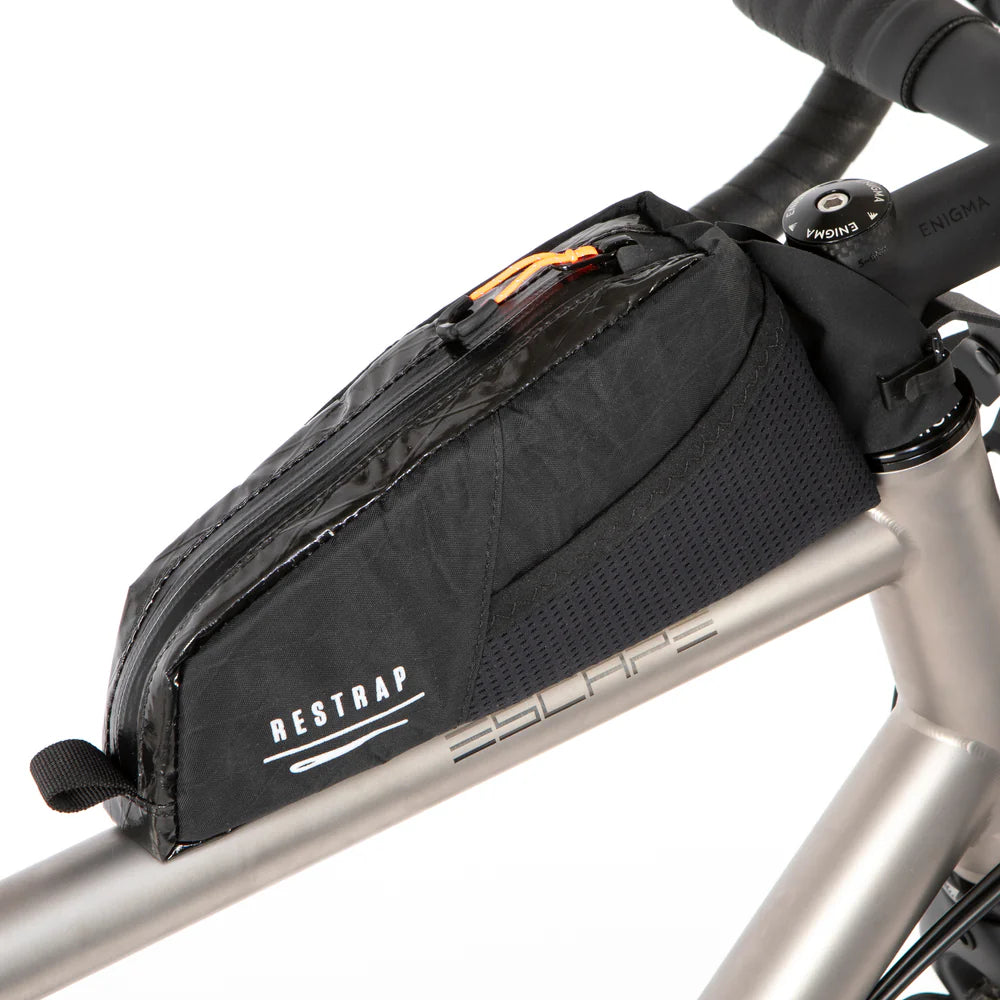 Sacoche de Cadre RESTRAP RACE TOP TUBE BAG SHORT 1.2 L Noir