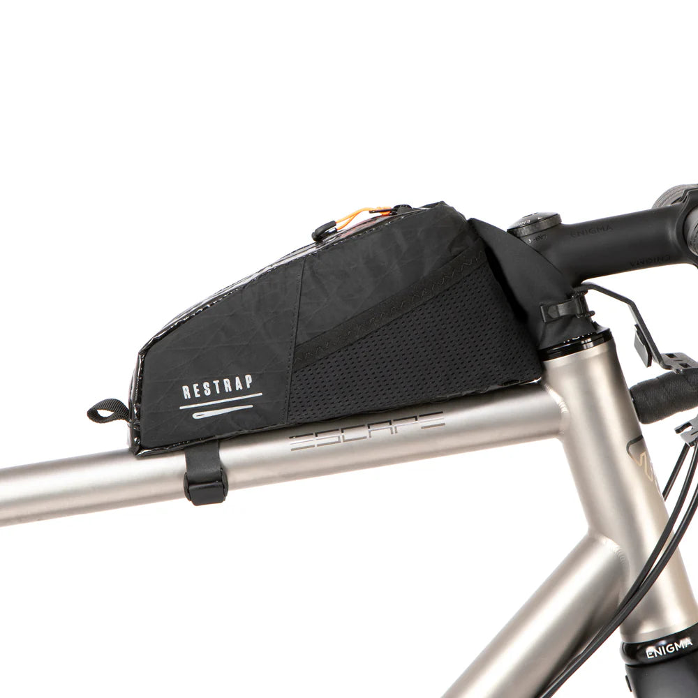 Sacoche de Cadre RESTRAP RACE TOP TUBE BAG SHORT 1.2 L Noir
