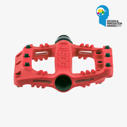 Plattformpedale SDG SLATER Junior Rot