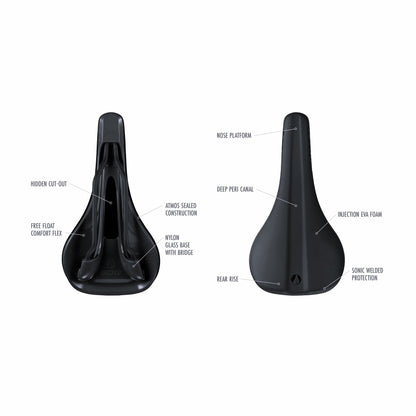 Sattel SDG BEL-AIR V3 Schienen Lux Alloy Schwarz/Beige