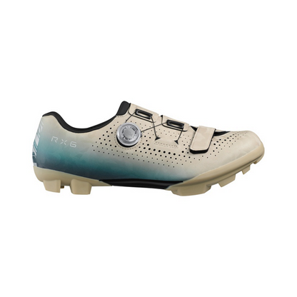 XC-/Gravel-MTB-Schuhe SHIMANO RX600 Beige/Blau