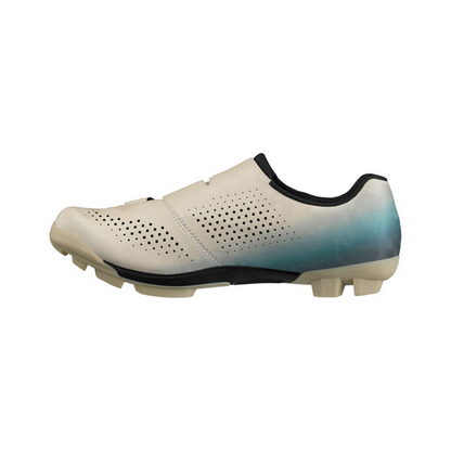 MTB-Schuhe XC/Gravel SHIMANO RX600 Beige/Blau