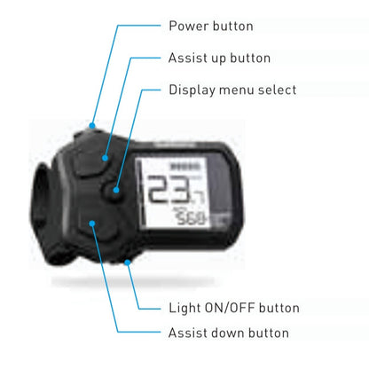 Display SHIMANO Steps SC-EN500 I-Spec EV