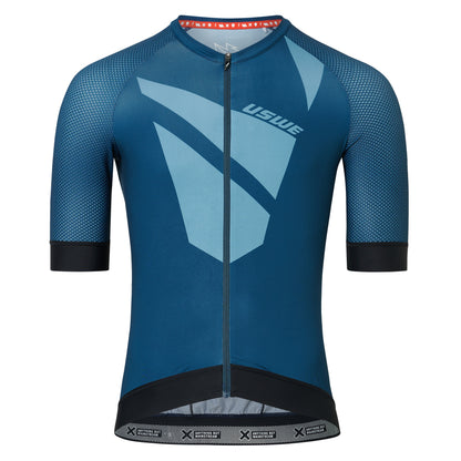 Maillot Manches Courtes USWE SKARP GRAVEL Bleu