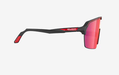 Brille RUDY PROJECT SPINSHIELD AIR Schwarz Matt Gläser RP Optics Multilaser Red