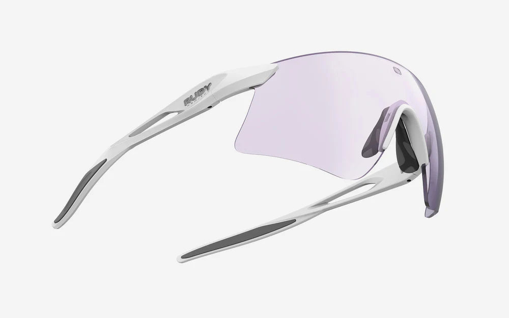 Lunettes RUDY PROJECT ASTRAL SPHERE Blanc Verres IMPACTX™ Photochromique Laser Purple