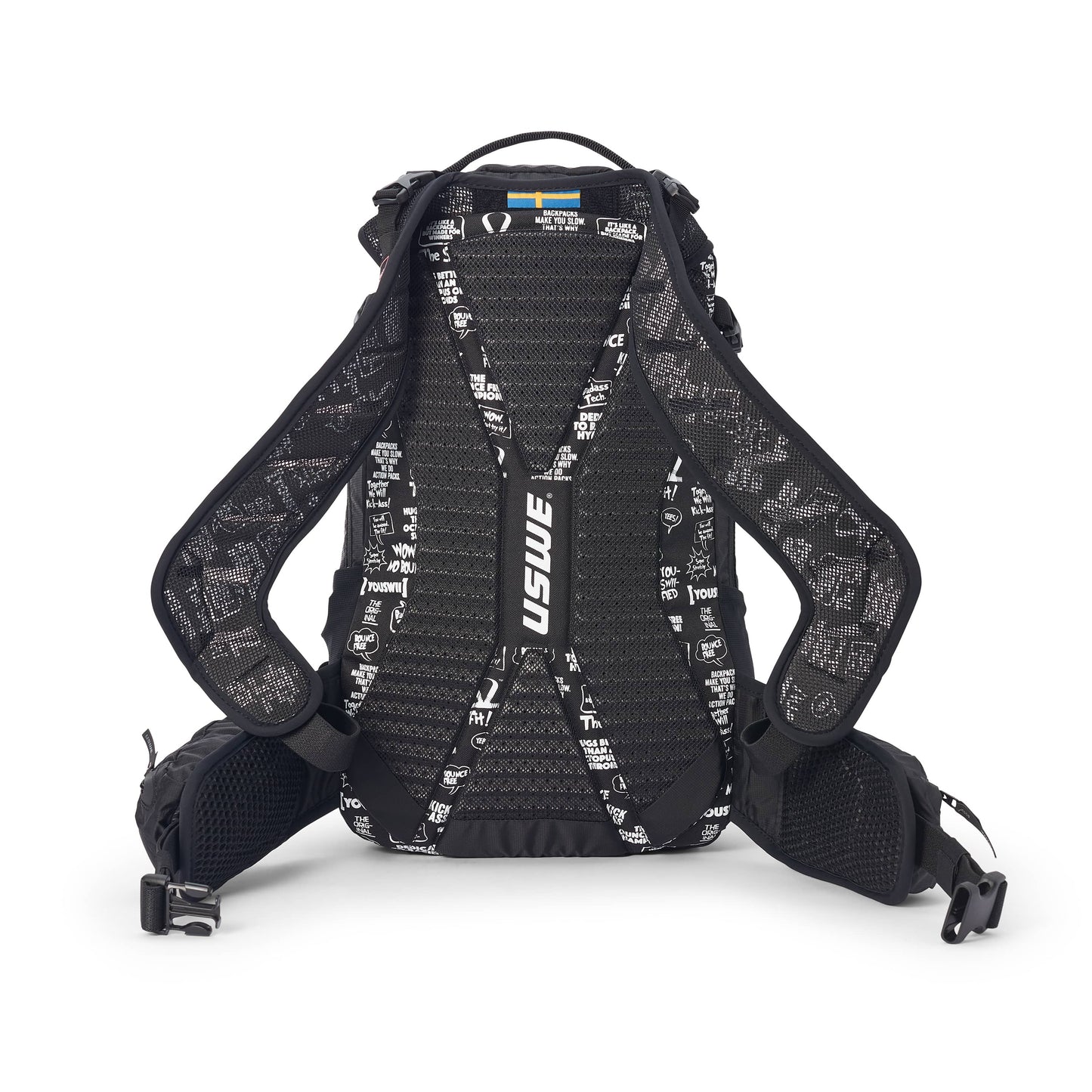 Rucksack USWE SHRED 16 l, schwarz