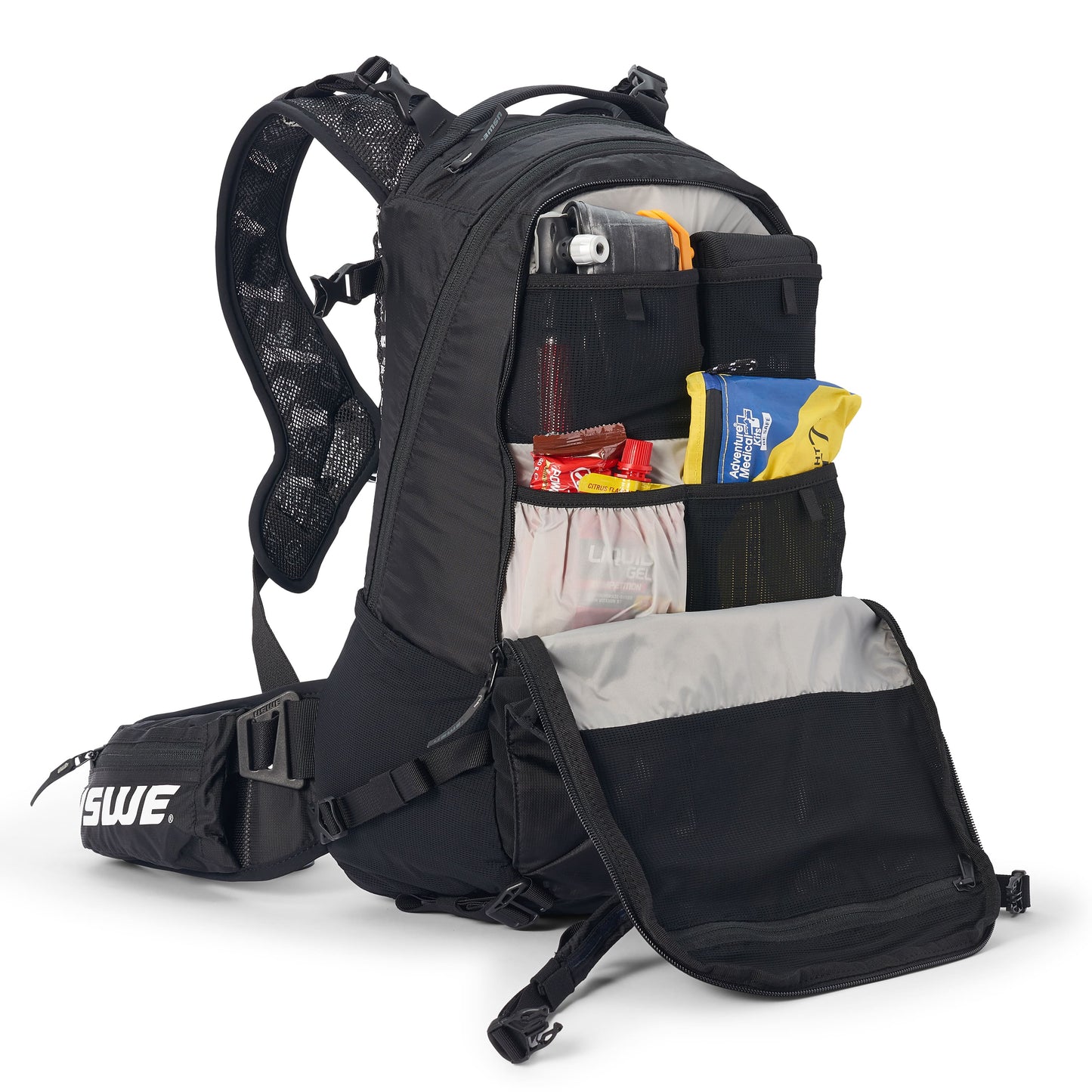 Rucksack USWE SHRED 16 l, schwarz