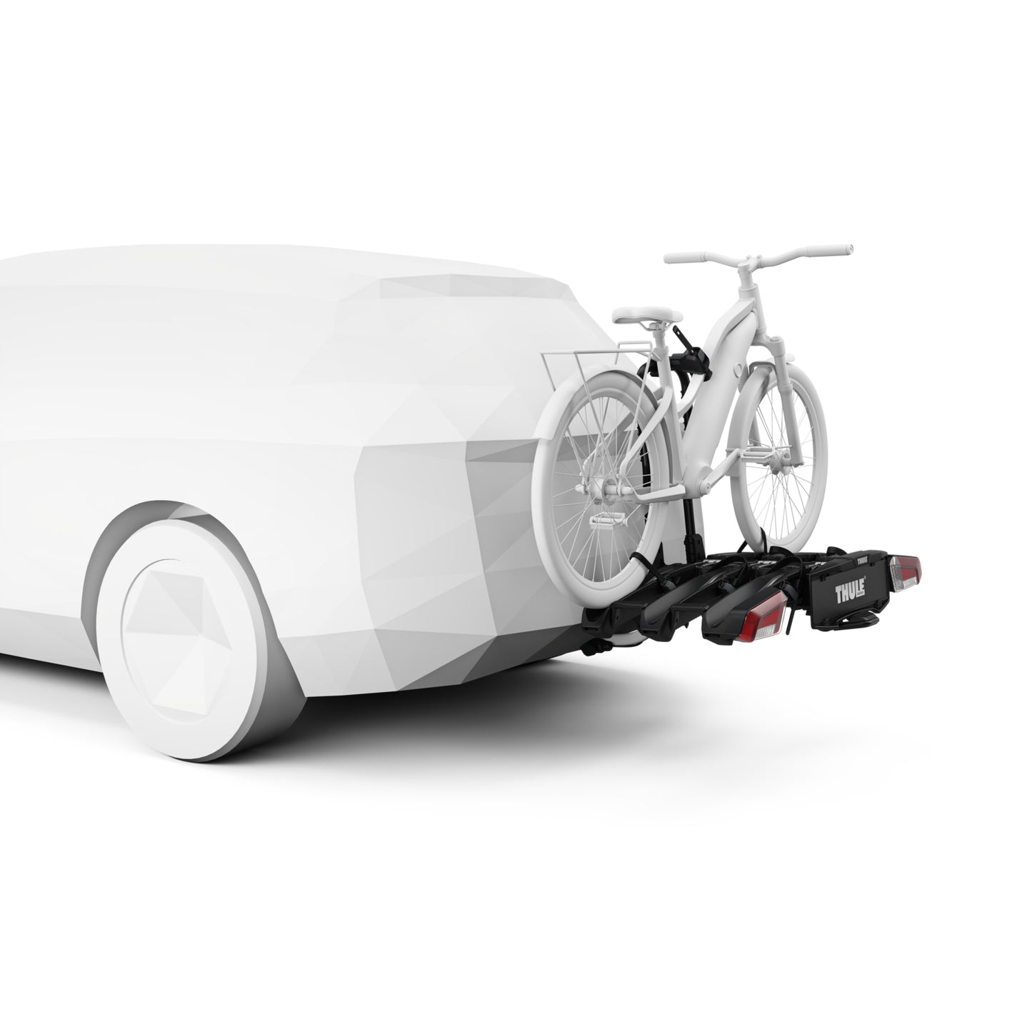 Porte-Vélos THULE EASYFOLD 3 sur Attelage 3 Vélos