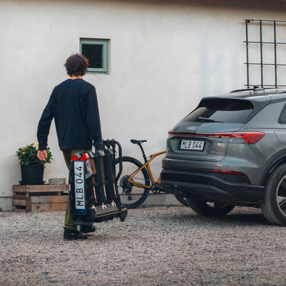 Porte-Vélos THULE EASYFOLD 3 sur Attelage 3 Vélos