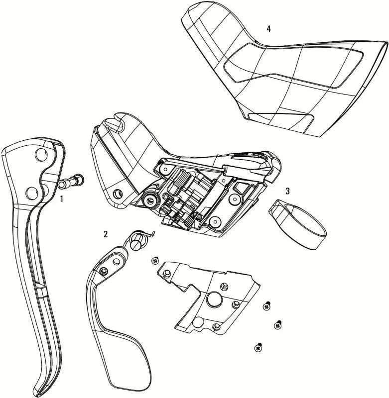 Paar SRAM RIVAL 1 Bremshebel