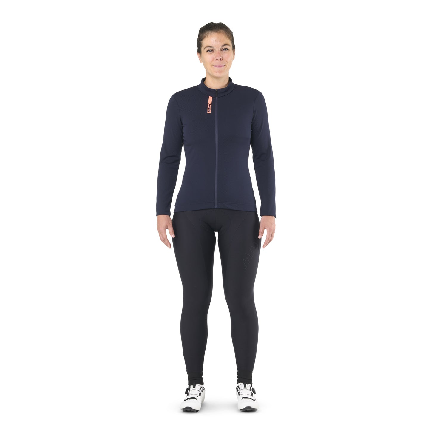 MAVIC AKSIUM THERMO Damen Langarm Trikot Blau