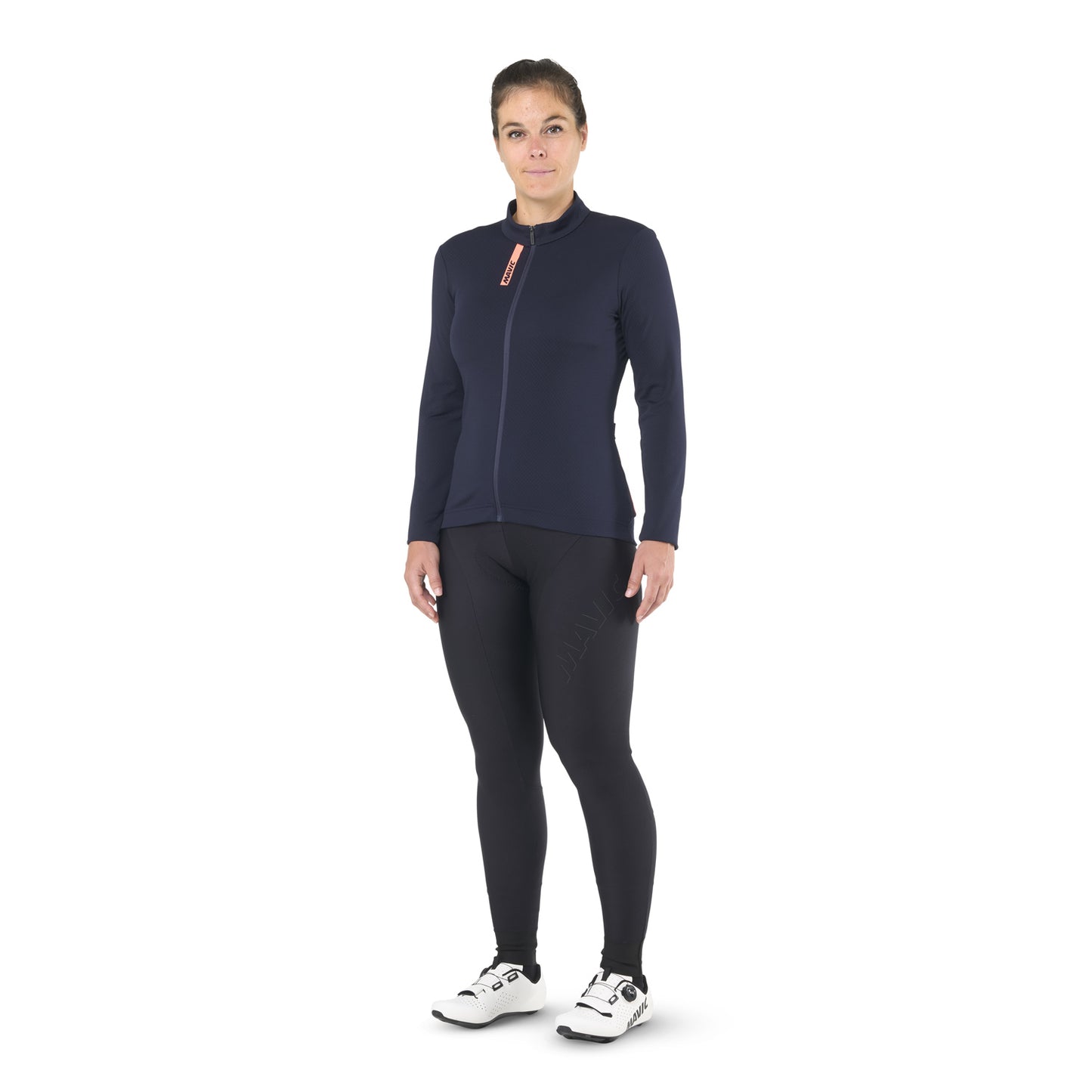 MAVIC AKSIUM THERMO Damen Langarm Trikot Blau