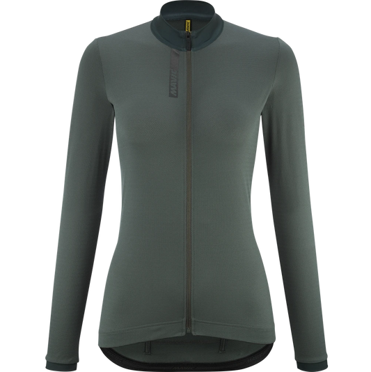 MAVIC AKSIUM Langarm Trikot Frau Grün