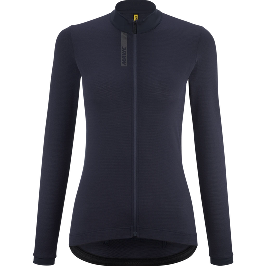 MAVIC AKSIUM Langarm Trikot Frau Blau