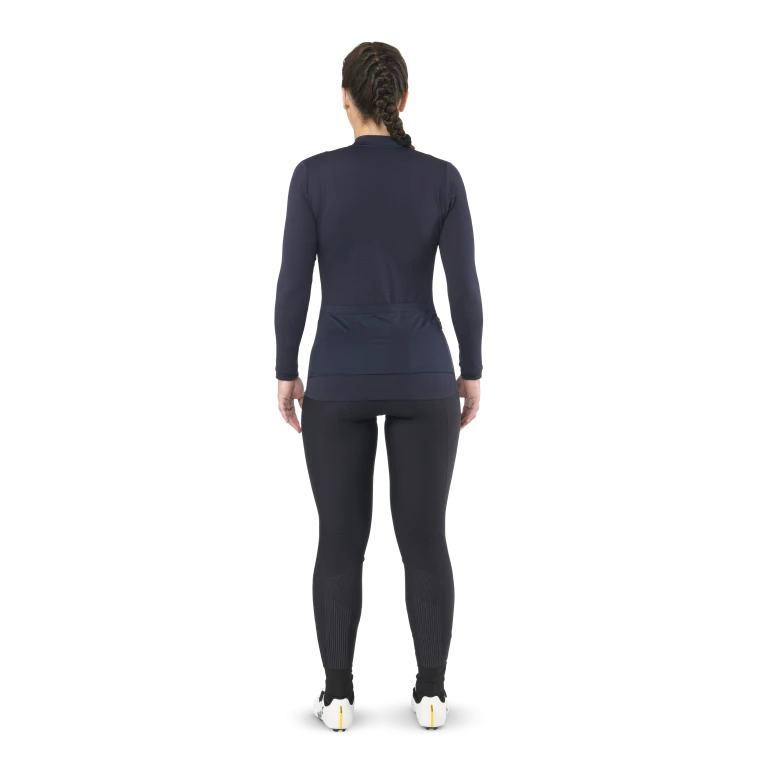MAVIC AKSIUM Langarm Trikot Frau Blau