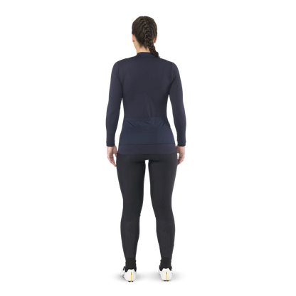 Radtrikot MAVIC AKSIUM Langarm Damen Blau