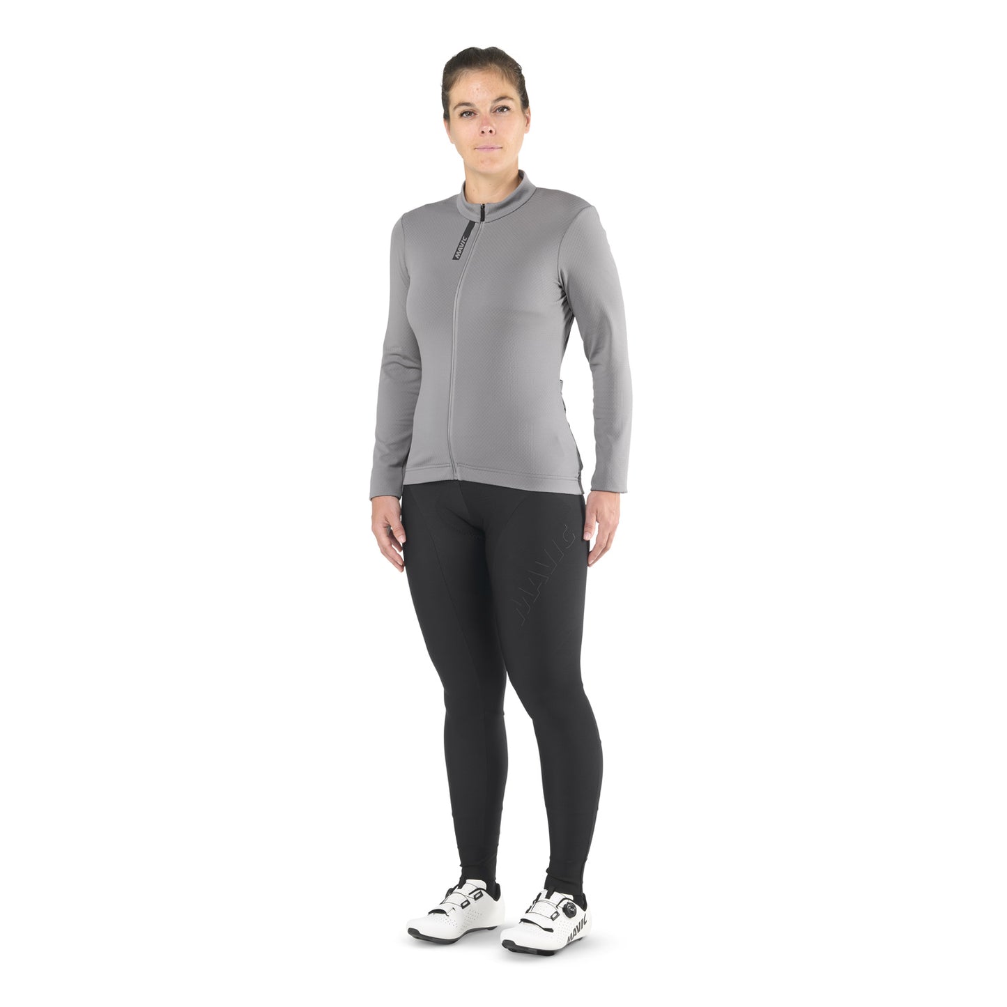 Maillot MAVIC AKSIUM THERMO Femme Manches Longues Gris