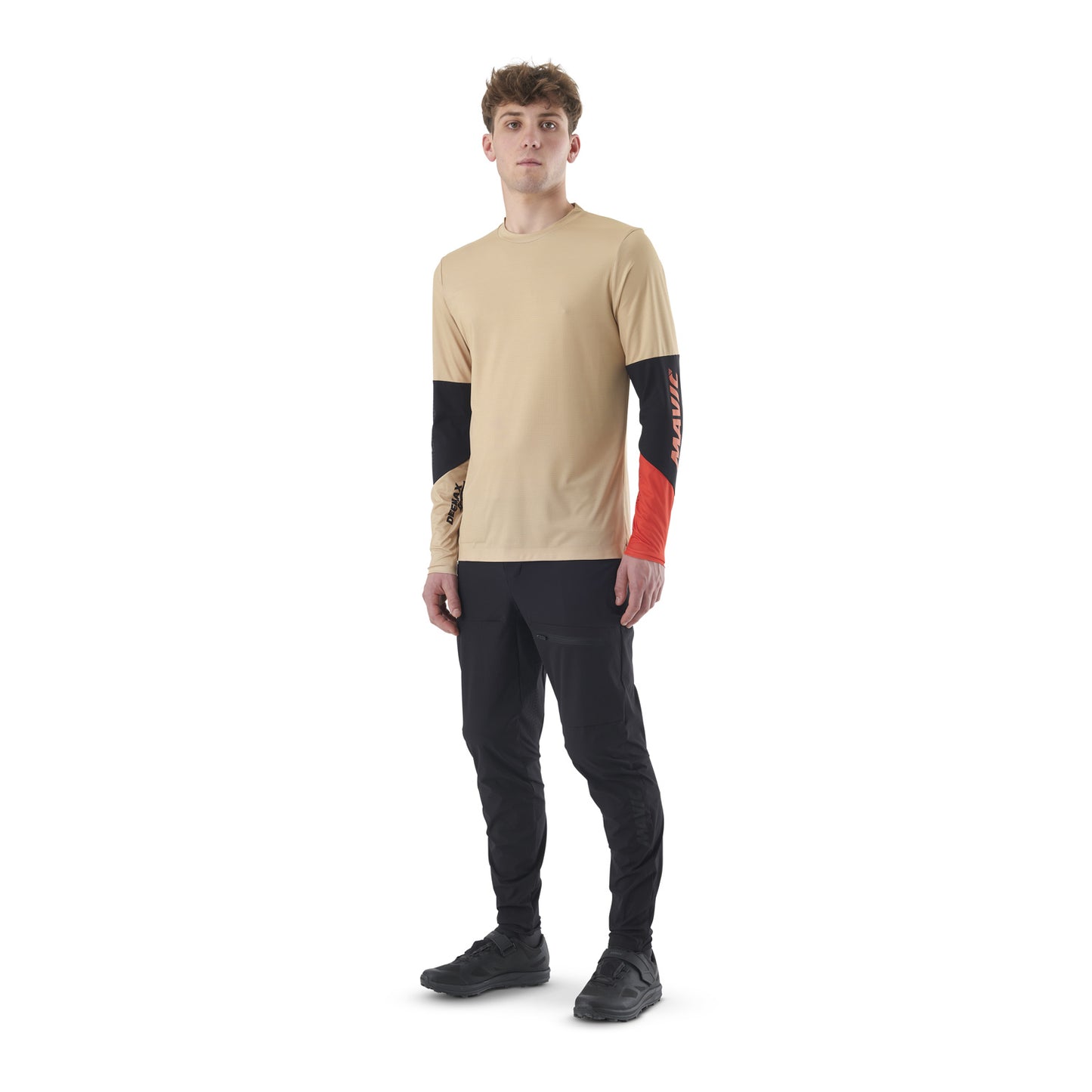 MAVIC DEEMAX ENDURO PRO Trikot Langarm Beige