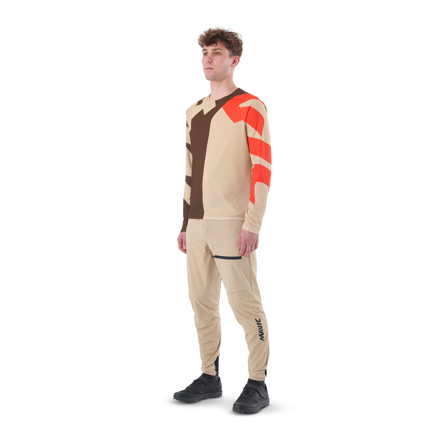 Maillot MAVIC DEEMAX ENDURO Manches Longues Marron/Beige