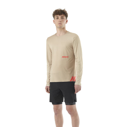 Maillot MAVIC CROSSTRAIL Manches Longues Beige
