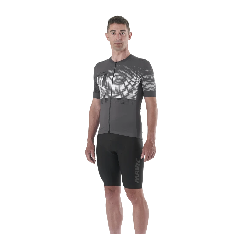 MAVIC AKSIUM GRAPHIC Trikot Kurzarm Grau
