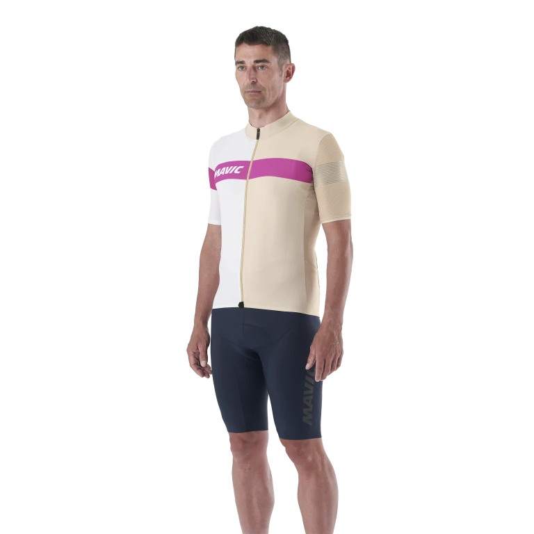Maillot MAVIC KSYRIUM PRO Manches Courtes Beige