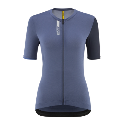 Maillot MAVIC ESSENTIAL Manches Courtes Femme Bleu