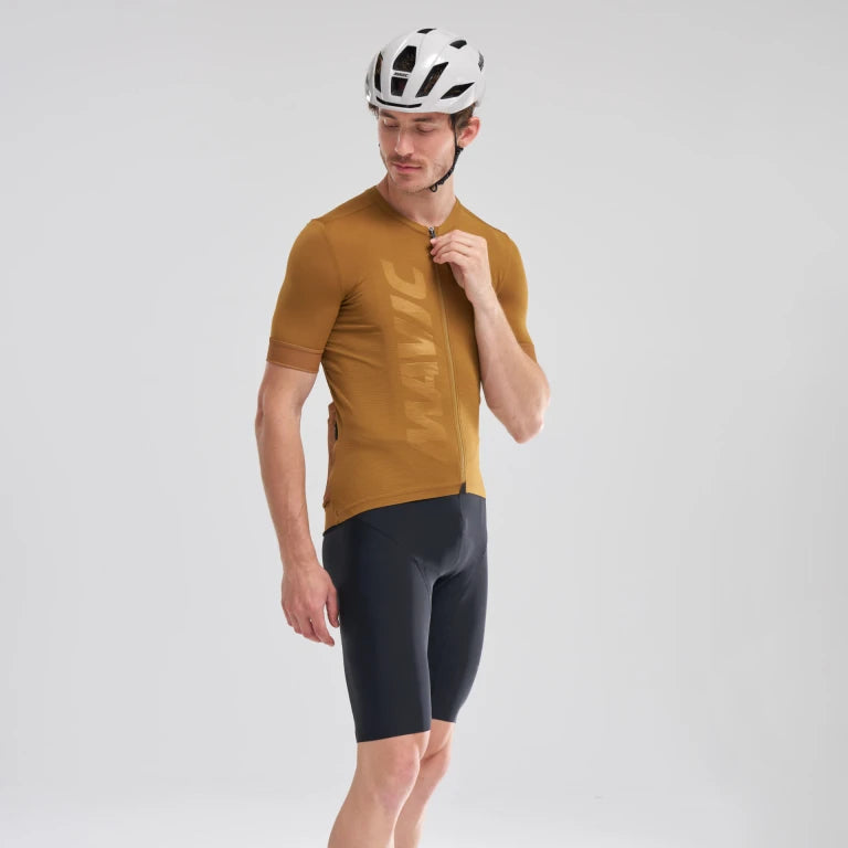 MAVIC AKSIUM Trikot Kurzarm Braun