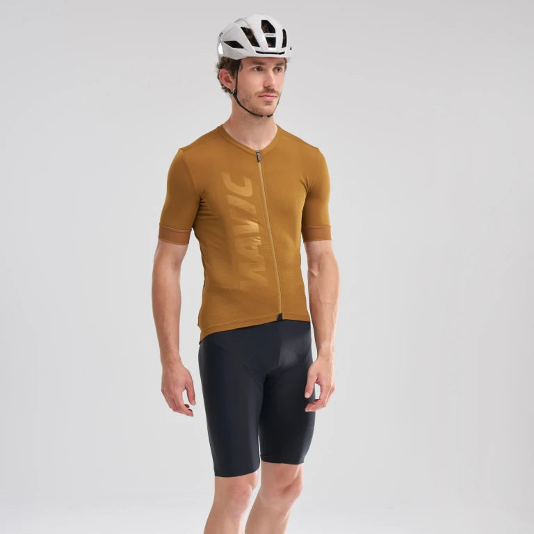 MAVIC AKSIUM Trikot Kurzarm Braun