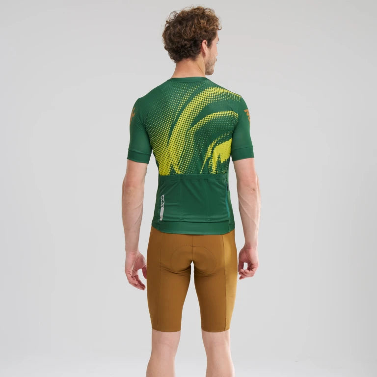 MAVIC AKSIUM GRAPHIC Trikot Kurzarm Grün/Gelb