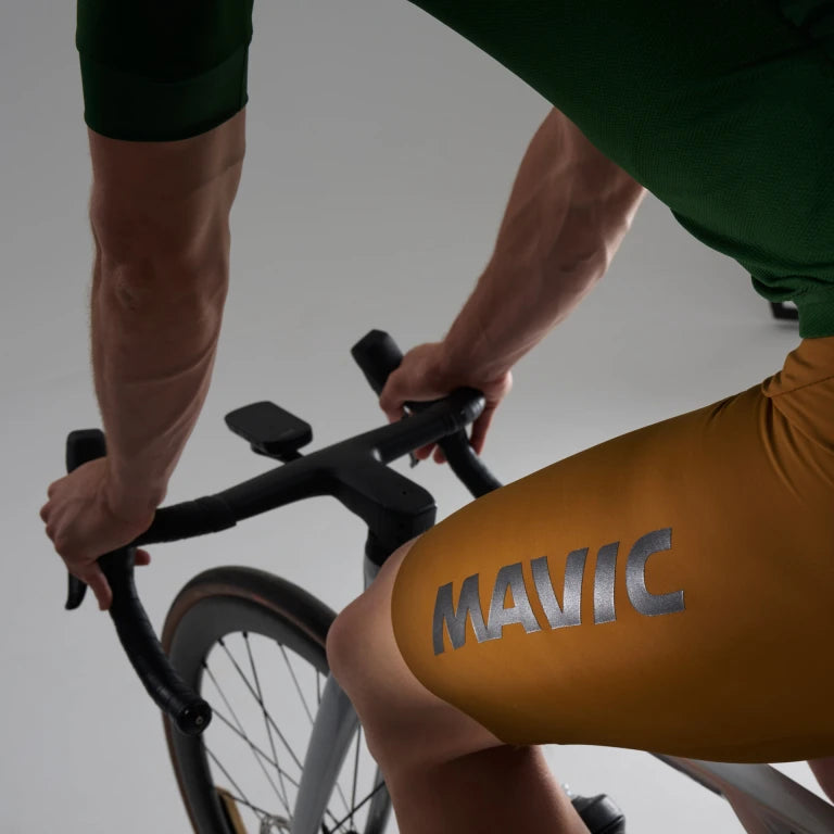 MAVIC KSYRIUM Kurze Trägerhose Braun