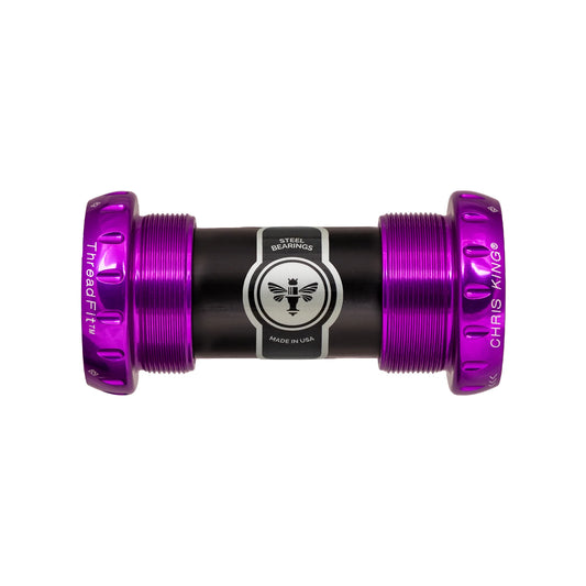 CHRIS KING ThreadFit 24 68/73mm Pedalgehäuse Violett
