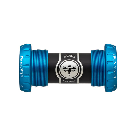 CHRIS KING ThreadFit 24 68/73mm Tretlagergehäuse Blau