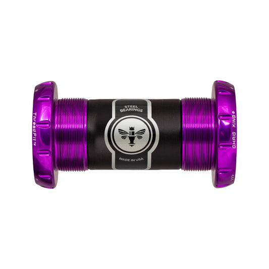 CHRIS KING ThreadFit 30 68/73mm Pedalgehäuse Violett